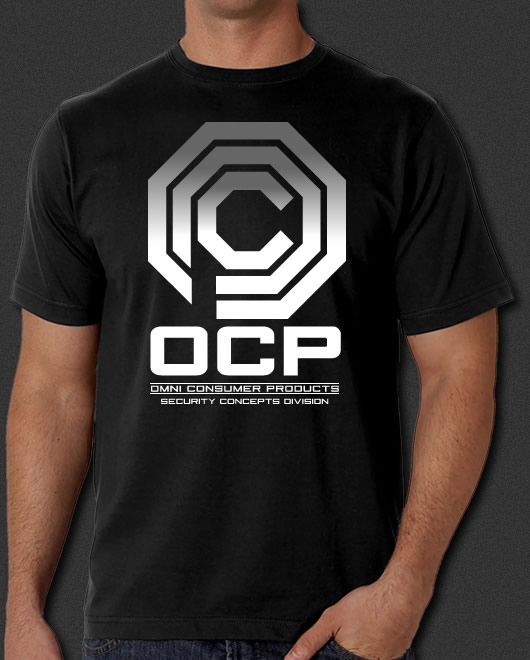 OCP RoboCop sci-fi Movie Omni Consumer Products New Black T-Shirt S-6XL