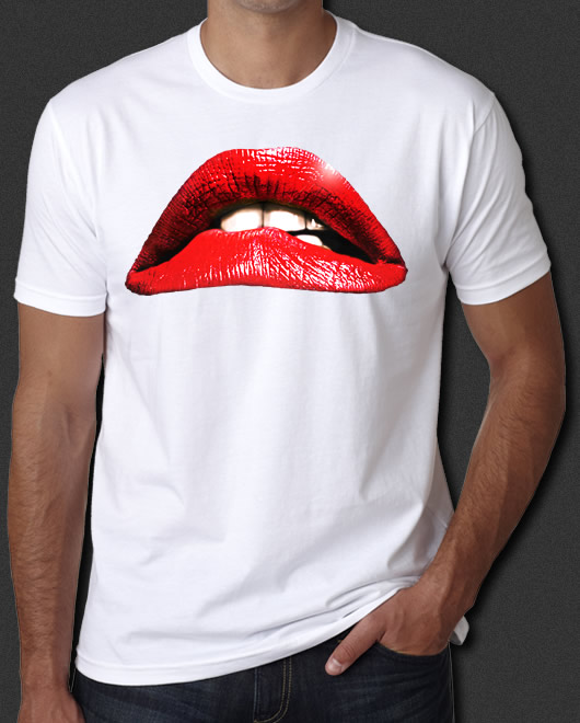 The Rocky Horror Picture Show Lips Cult Movie New White T-Shirt S-6XL