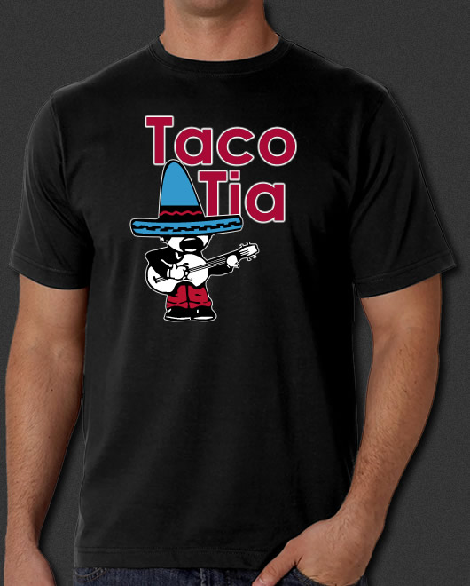 Taco Tia Fast Food Restaurant, New Black T-shirt S-6XL