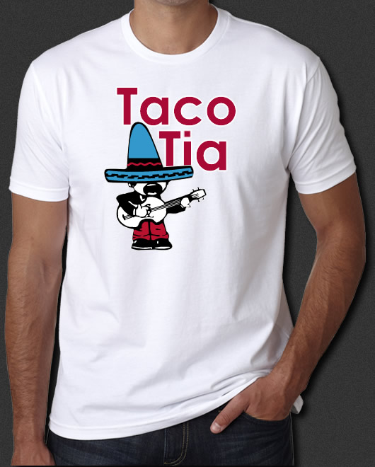 Taco Tia Fast Food Restaurant, New White T-shirt S-6XL