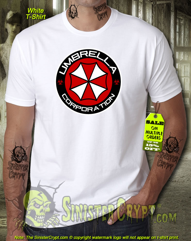 resident evil umbrella shirt