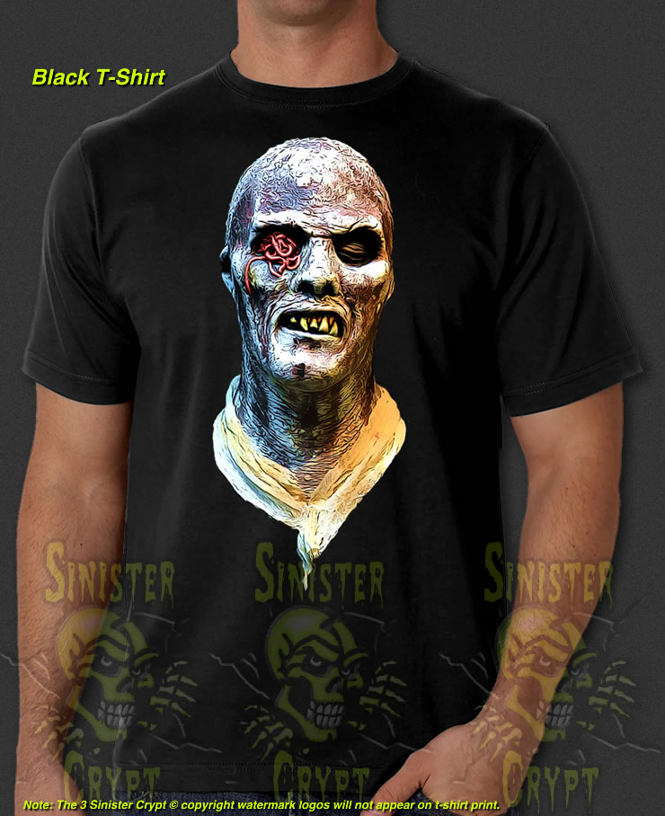 Lucio Fulci's Zombie 2 Horror movie film Vintage Retro New Black T-Shirt S-6XL