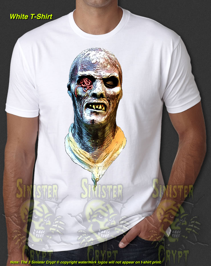 Lucio Fulci's Zombie 2 Horror movie film Vintage Retro New White T-Shirt S-6XL
